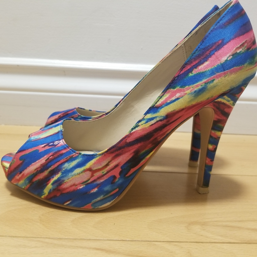 Ladies Colourful High Heel Pumps
